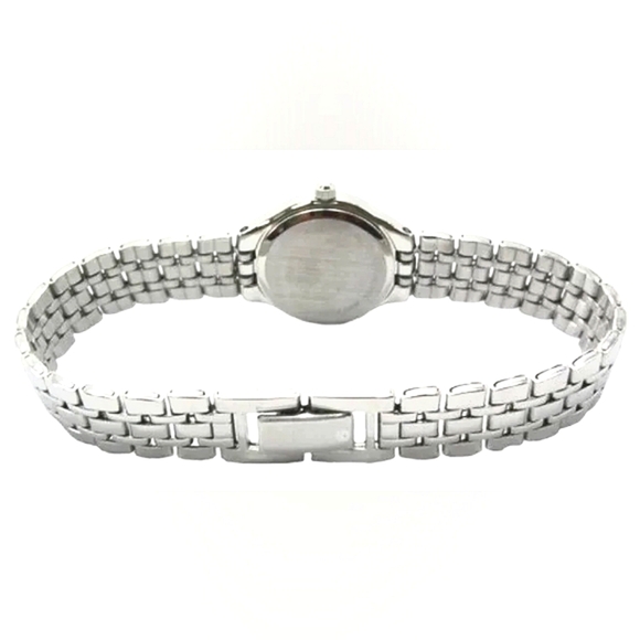 NWT CITIZEN WOMEN'S WATCH EJ6040-51D, W/ MOTHER OF PEARL W/ SWAROVSKI CRYSTALS - Picture 5 of 12